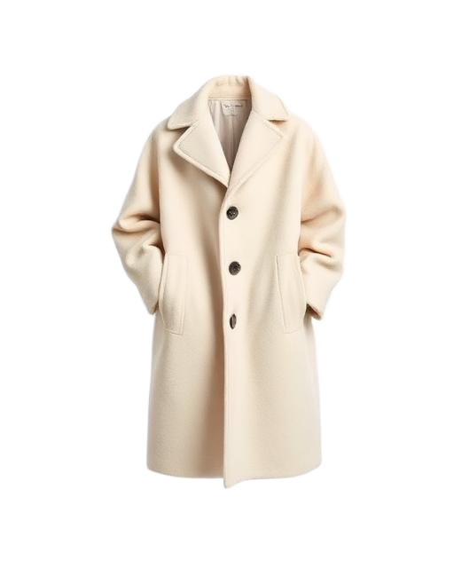 Oversized wool coat